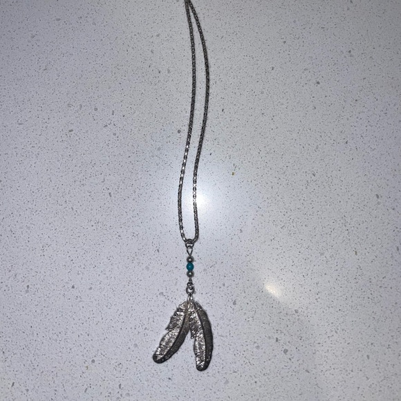Jewelry - Silver Feather Necklace